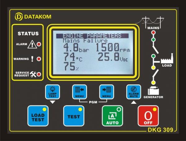 Модуль запуска генератора Datakom DKG-309 MPU