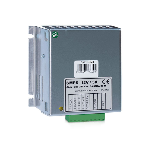 Зарядное устройство для аккумулятора SMPS-123 Datakom (Турция) для АКБ 12 вольт максимальный ток зарядя 3 ампера